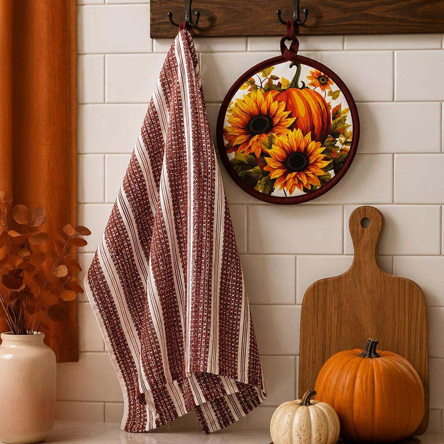 2PCS - Sunflower Kitchen Towel Pot Holder Set