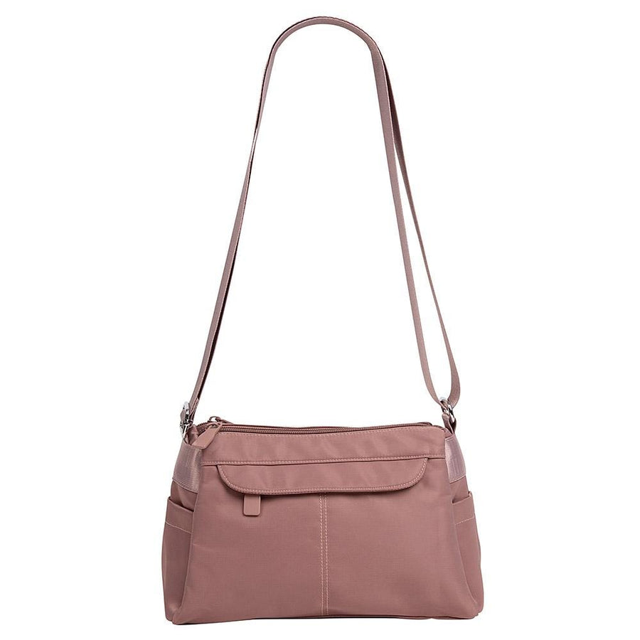 Multi Pocket Crossbody Sling Bag, Lightweight Travel Organizer Shoulder Bag
