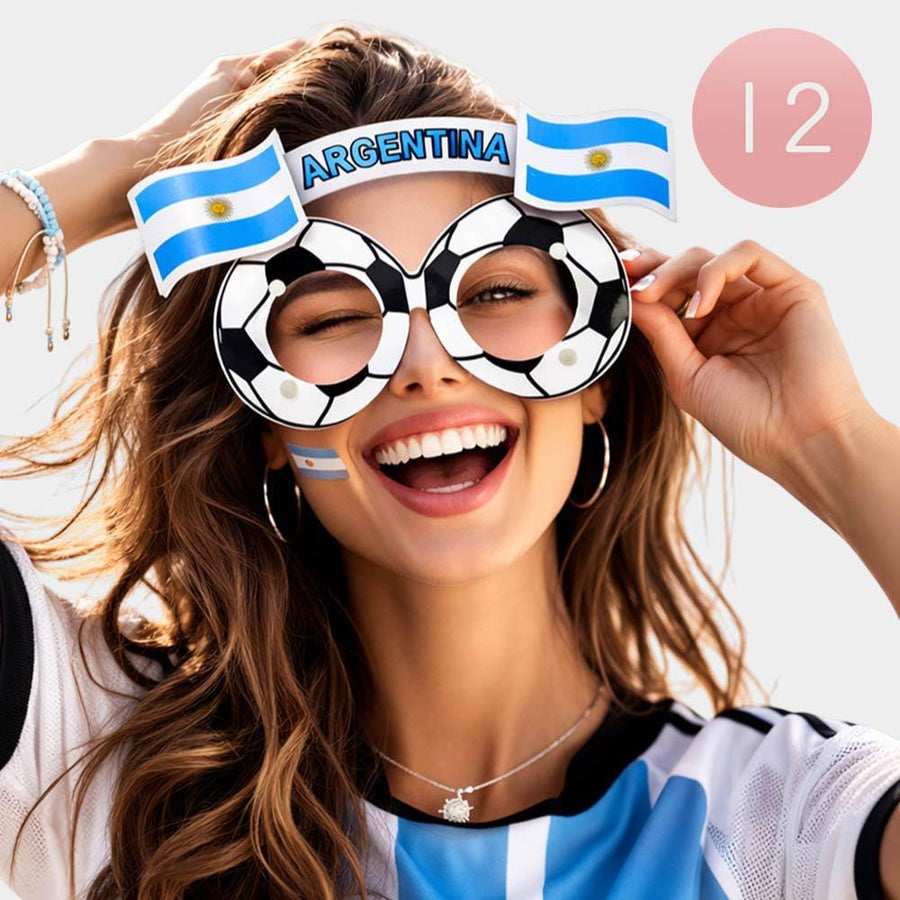 12PCS Soccer Party Glasses, World Cup Novelty Favors, Football Game Day Decorations