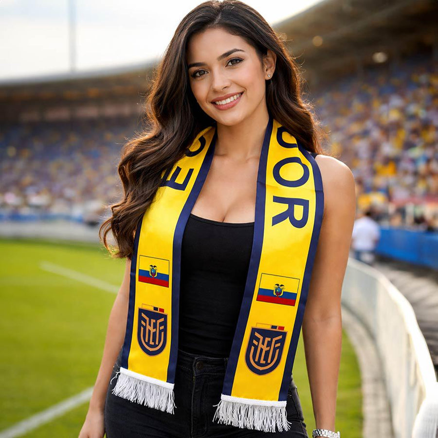 FIFA World Cup Soccer Fan Fringe Scarf | USA Football Team Stadium Supporter Scarf