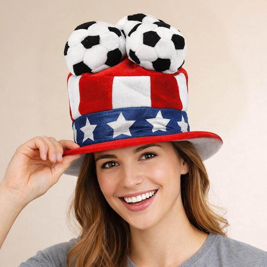 FIFA World Cup USA Soccer Fan Party Hat | Game Day Cap | Football Party Wear