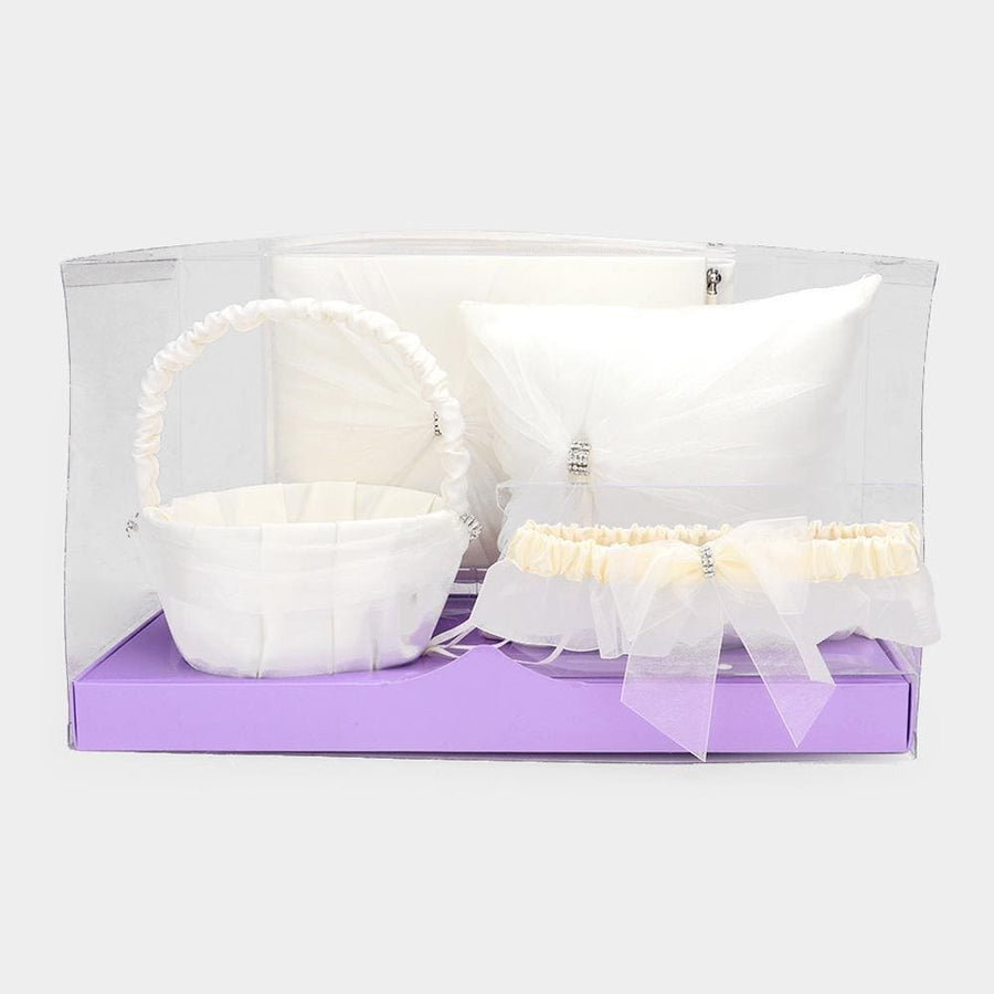 4PCS Wedding Bride Groom Decoration Set - Bridal Party Decor Sets - Wedding Table Decorations