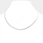 Omega Chain Necklace - Statement Layering Chunky Collar Necklace - Minimalist thick Chains