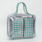 4PCS - Transparent Faux Leather Travel Cosmetic Bag Set