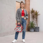 Transparent Football Helmet Shaped Crossbody Bag - Clear Gameday Purse - Football Mom Handbag Fan Gift
