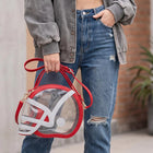 Transparent Football Helmet Shaped Crossbody Bag - Clear Gameday Purse - Football Mom Handbag Fan Gift