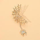 Halloween Spider Web Ear Cuff Earrings