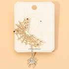 Halloween Spider Web Ear Cuff Earrings
