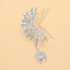 Halloween Spider Web Ear Cuff Earrings