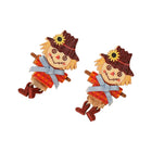 Wooden Scarecrow Earrings