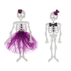 Halloween Mr Mrs Skeleton Dangle Earrings