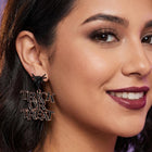 TRICK OR TREAT Halloween Message Drop Dangle Earrings