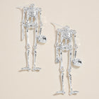 Head Off Halloween Skeleton Dangle Earrings