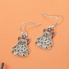 Halloween BOOHAW Western Ghost Charm Drop Dangle Earrings