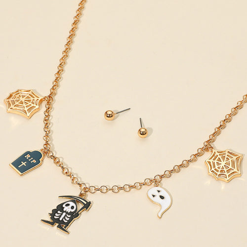 Halloween Charm Station Necklace