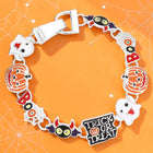 Halloween Trick or Treat Metal Magnetic Bracelet