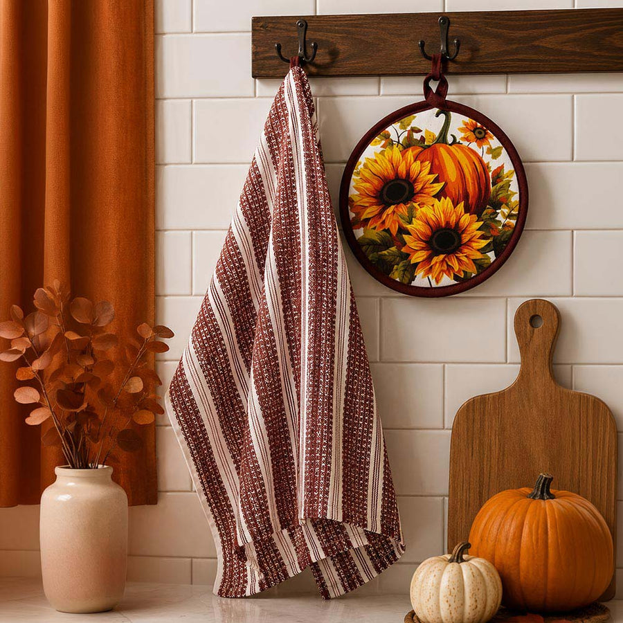 2PCS - Sunflower Kitchen Towel Pot Holder Set