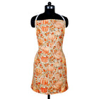 Harvest Floral Pumpkin Pattern Printed Kitchen Apron