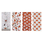 Harvest Farmhouse Pumpkin Pattern Printed Table Runner