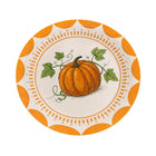 10PCS - Thanksgiving Fall Pumpkin Disposable Dinner Party Paper Plates