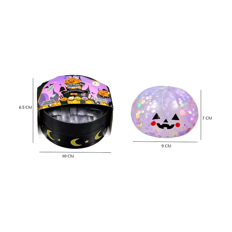 12PCS - Halloween Glitter Squishy Mystery Dumpling Stress Relief Squishy Toy