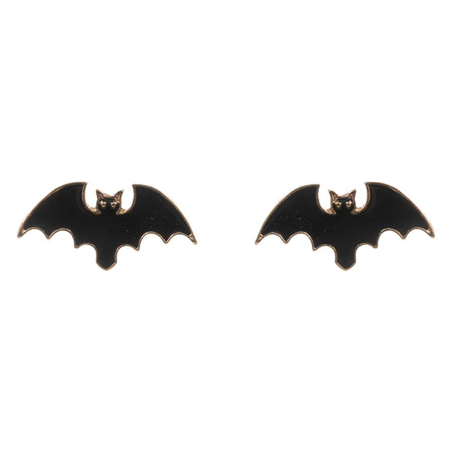 Witch Hat Halloween Pumpkin Stud Earrings