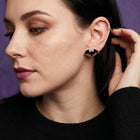 Witch Hat Halloween Pumpkin Stud Earrings