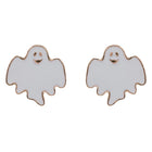 Witch Hat Halloween Pumpkin Stud Earrings