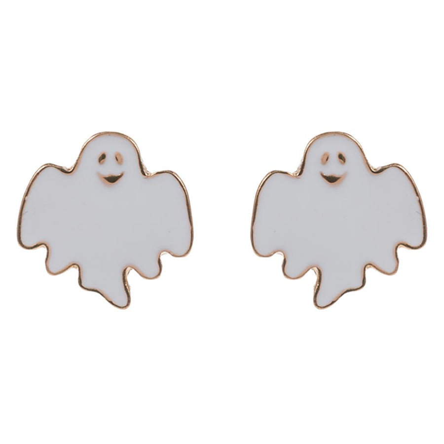 Witch Hat Halloween Pumpkin Stud Earrings