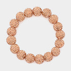 Rhinestone Pave Ball Stretch Bracelet | Sparkly Crystal Bead Bracelet | Glam Party Jewelry