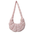 Quilted Puffer Croissant Cloud Crossbody Bag – Soft Shoulder Purse, Lightweight Everyday Handbag