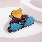 Felt Heart Hair Claw Clip, Romantic Accessory, Valentine Styling, Trendy Clawclip, Gift for Her