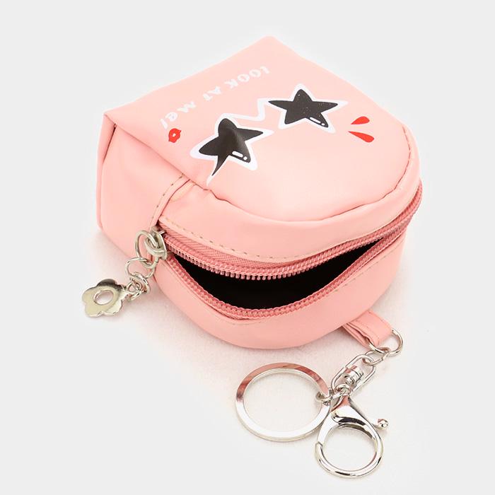 Faux Leather Mini Backpack Keychain, Purse Charm, Bag Accessory, Trendy Key Ring
