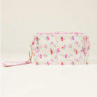 Toleel Pattern Transparent Cosmetic Pouch Bag | Clear Makeup Bag with Zipper | Travel Toiletry Organizer