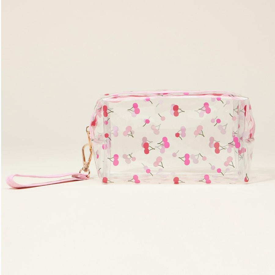 Toleel Pattern Transparent Cosmetic Pouch Bag | Clear Makeup Bag with Zipper | Travel Toiletry Organizer