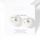 Pearl Ball Stud Earrings | Classic Round Pearl Studs | Minimal Everyday Jewelry