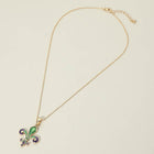 Toleel Fleur de Lis Pendant Necklace | Classic New Orleans Jewelry | Mardi Gras Symbol Necklace