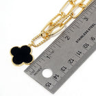 Gold Dipped Quatrefoil Pendant Necklace | Clover Charm Necklace | Minimal Everyday Jewelry