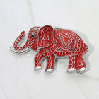 Colored Metal Elephant Brooch | Magnetic Lapel Pin | Lucky Animal Brooch | Scarf Jacket accessory