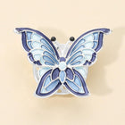 Colored Metal Butterfly Brooch | Magnetic Lapel Pin | Lucky Animal Brooch | Scarf Jacket accessory