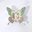 Colored Metal Butterfly Brooch | Magnetic Lapel Pin | Lucky Animal Brooch | Scarf Jacket accessory