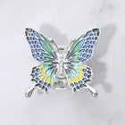 Colored Metal Butterfly Brooch | Magnetic Lapel Pin | Lucky Animal Brooch | Scarf Jacket accessory