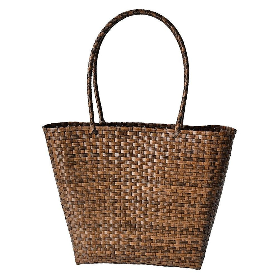 Basket Weave Tote Bag | Woven Shoulder Bag | Lightweight Casual Summer Handbag