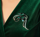 Lucky Clover Pin Brooch | Shamrock Lapel Pin | Irish Good Luck St Patrick’s day