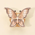 Colored Metal Butterfly Brooch | Magnetic Lapel Pin | Lucky Animal Brooch | Scarf Jacket accessory