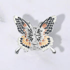 Colored Metal Butterfly Brooch | Magnetic Lapel Pin | Lucky Animal Brooch | Scarf Jacket accessory