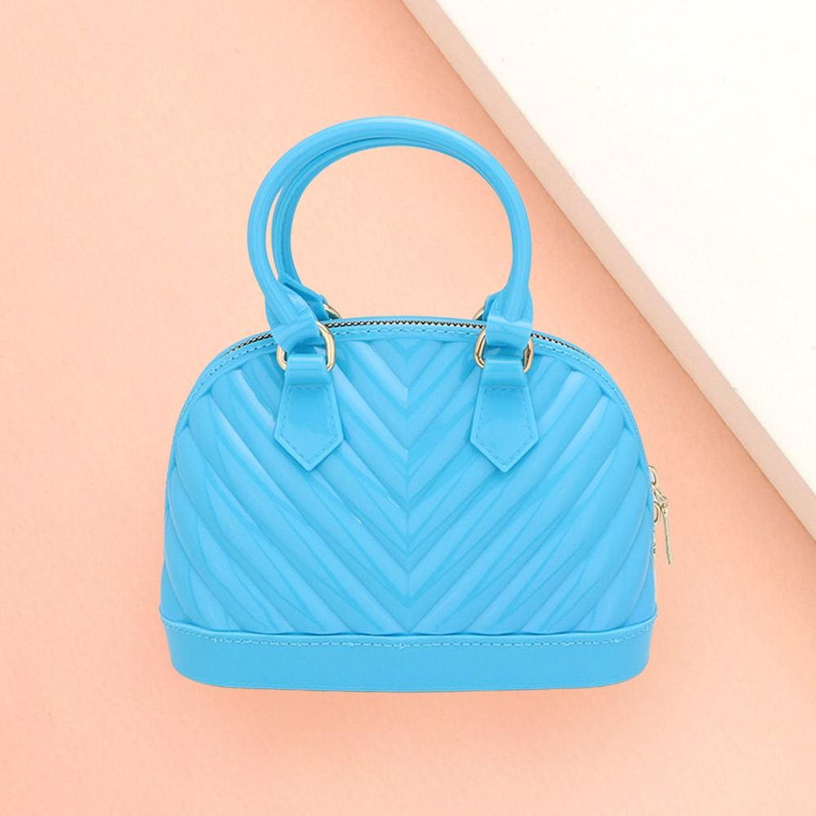 Mini Jelly Tote Bag – Clear PVC Handbag | Trendy Classy Handbag for Women | Beach Purse