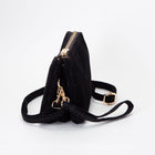 Plain Faux Suede Crossbody Clutch Bag – Minimalist Small Shoulder Purse for Everyday & Evening Style