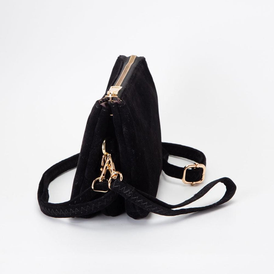 Plain Faux Suede Crossbody Clutch Bag – Minimalist Small Shoulder Purse for Everyday & Evening Style