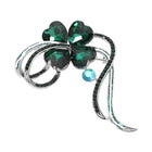 Lucky Clover Pin Brooch | Shamrock Lapel Pin | Irish Good Luck St Patrick’s day